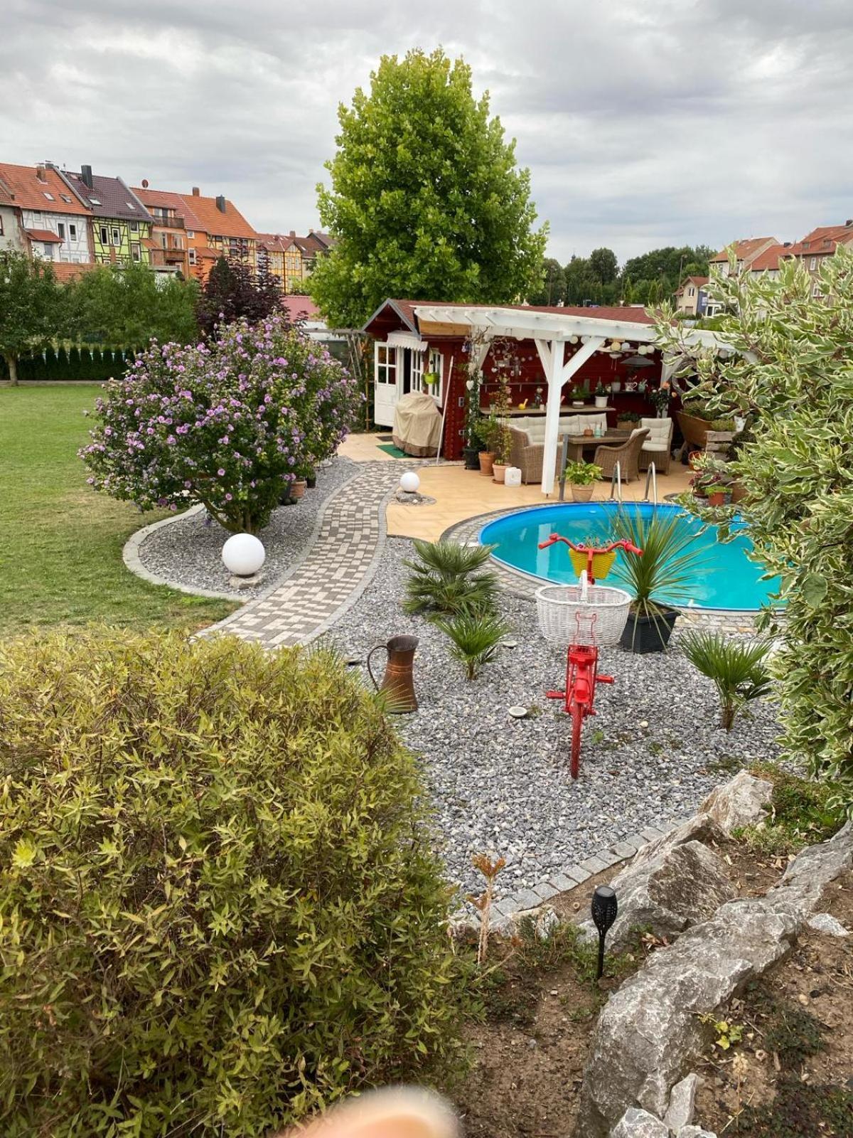Ferienhaus Luebke Souterrain Mühlhausen Dış mekan fotoğraf